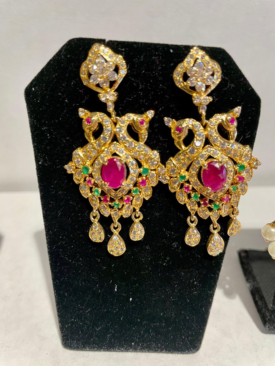 Gold Plated CZ Beautiful Earrings