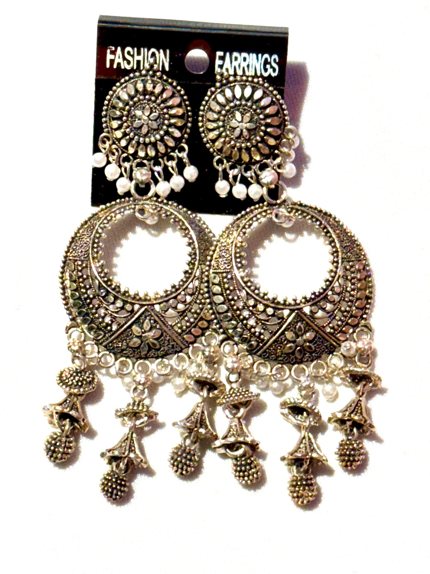 Gorgeous Oxidized Silver Plated Earrings