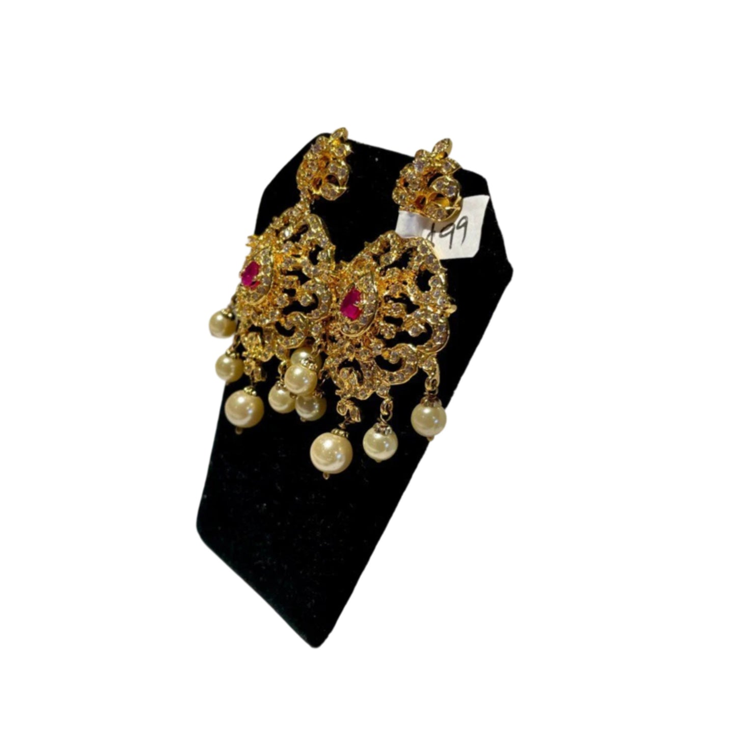 Gold-Plated Classic CZ Drop Earrings