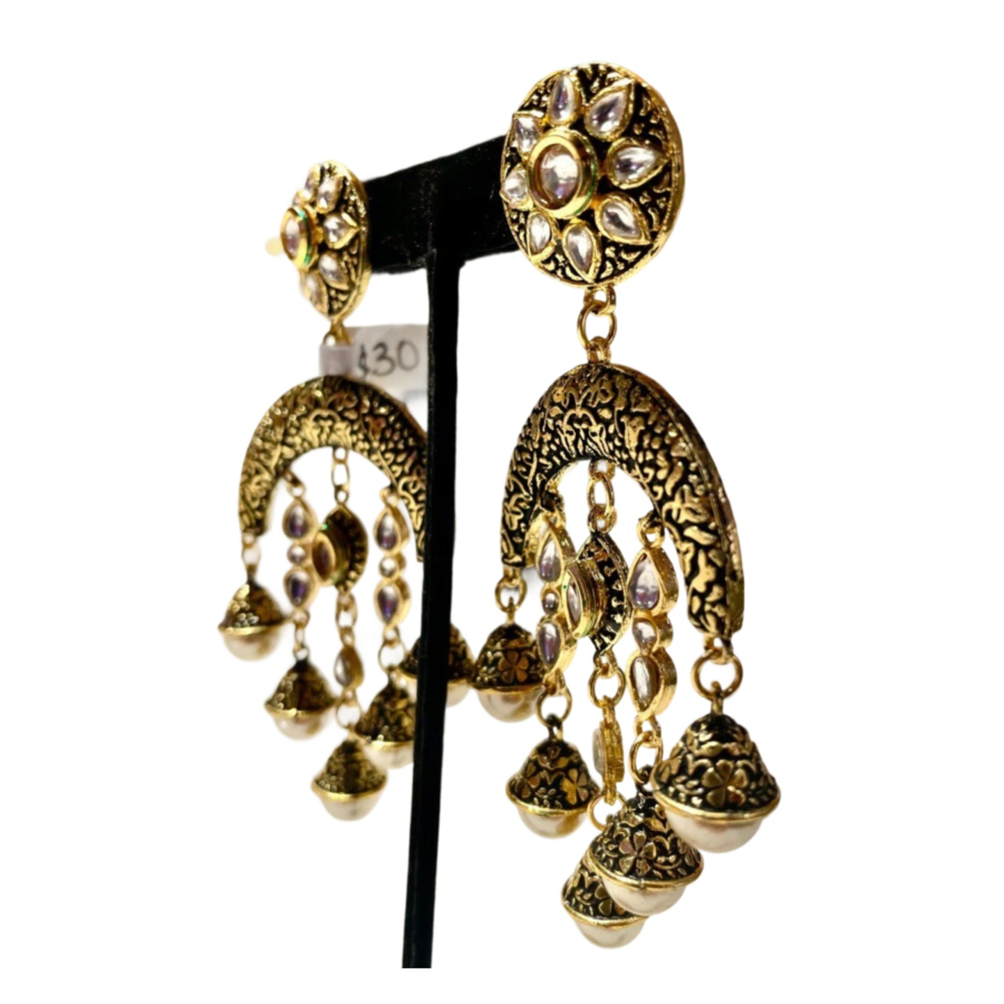 big long Gry beats Earings jhumka