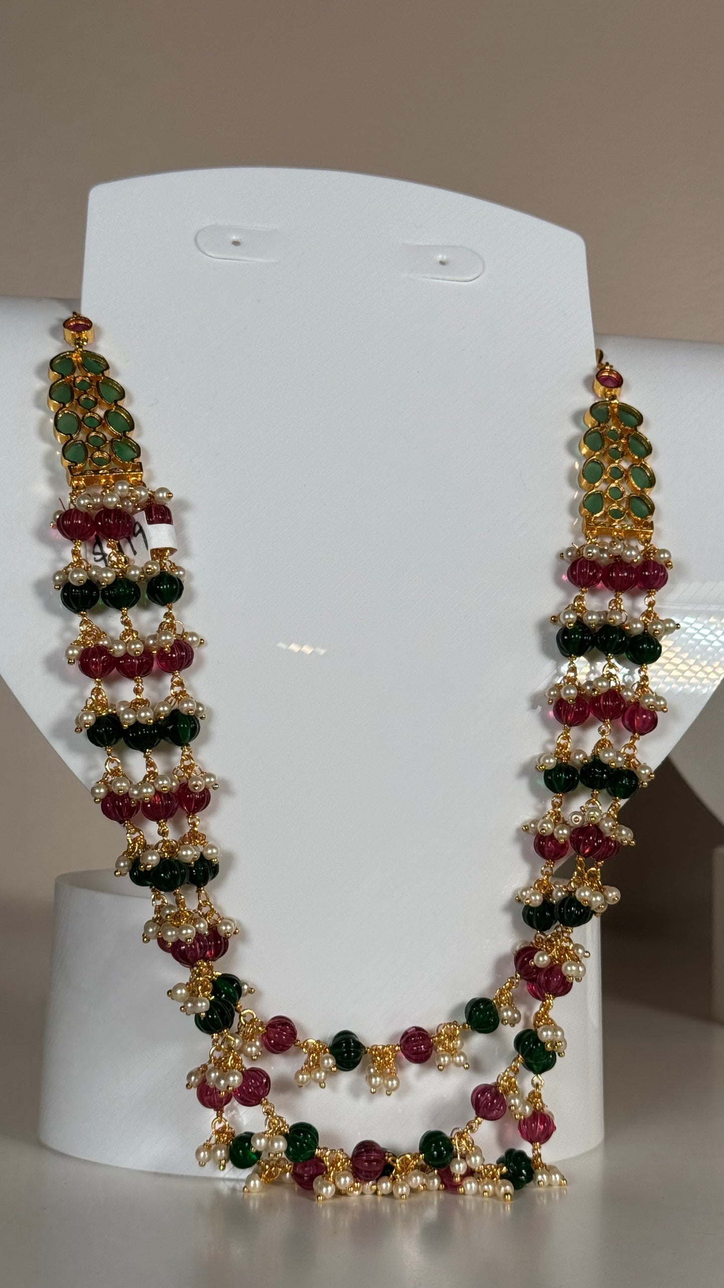 Dual Beaded Pearl Heritage Necklace