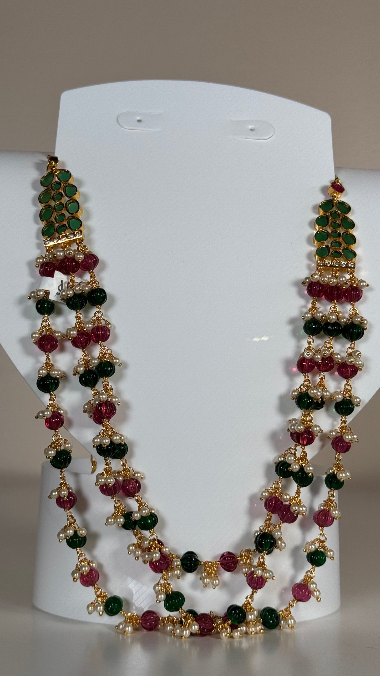 Dual Beaded Pearl Heritage Necklace