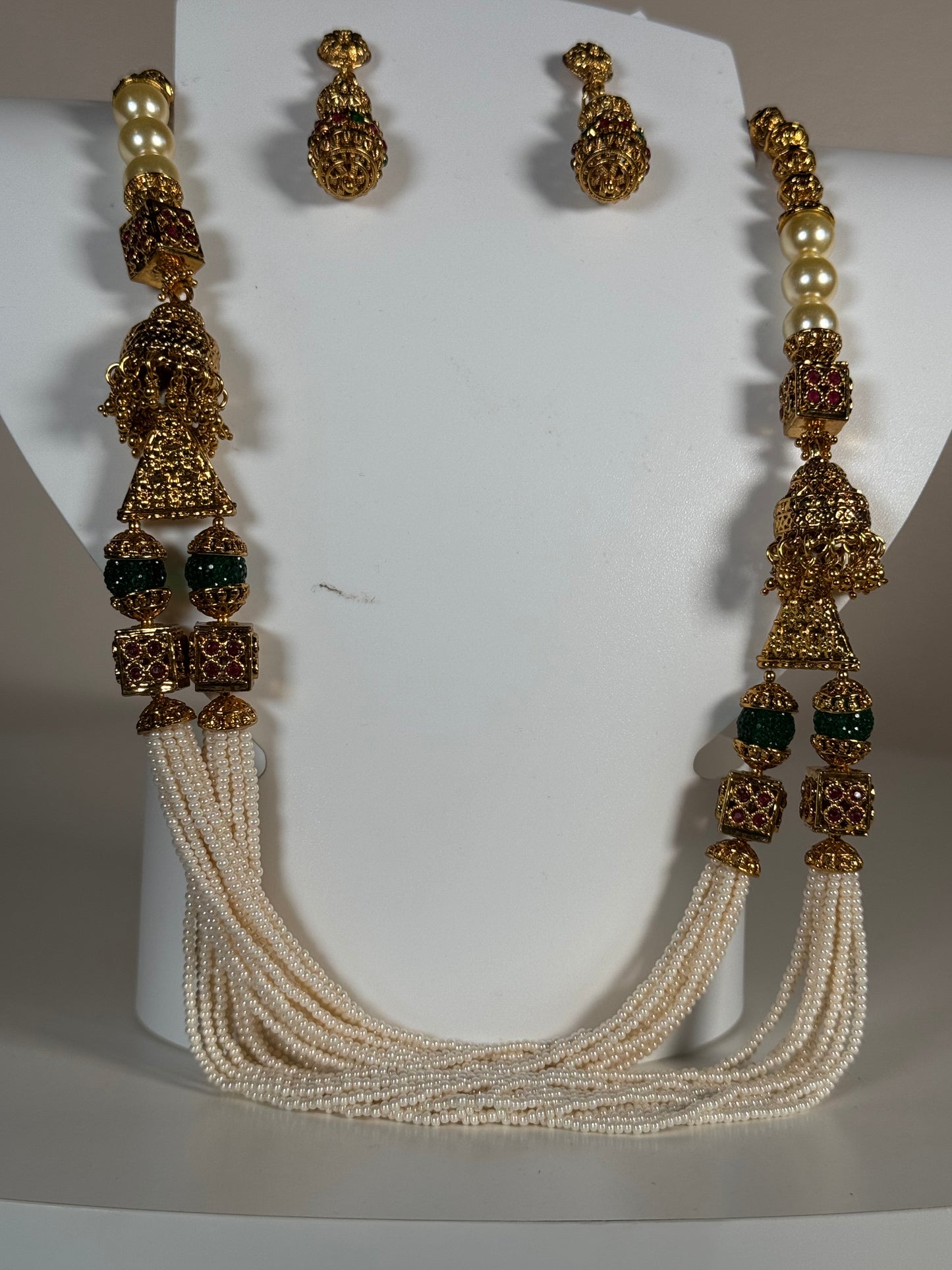 Pearl Lakshmi Heritage Necklace Set
