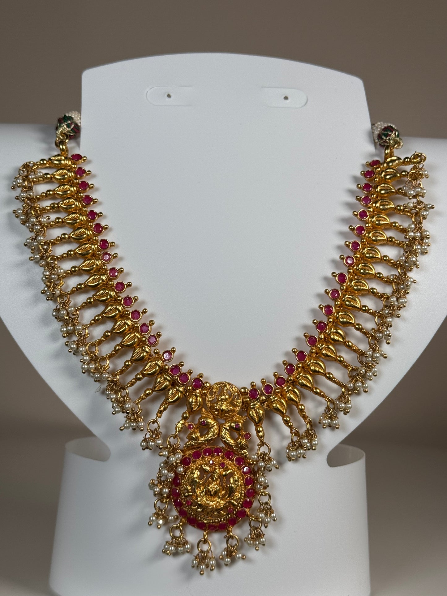 Divine Goddess Ruby Necklace