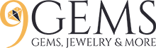 Buy Certified Gemstone, Emerald, Sapphire, Beads online | 9Gems logo