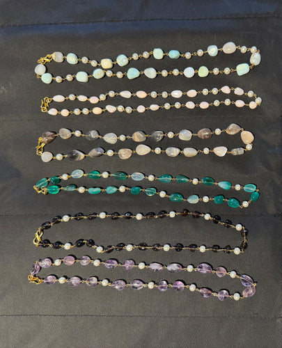 Gemstone Harmony Necklace Collection