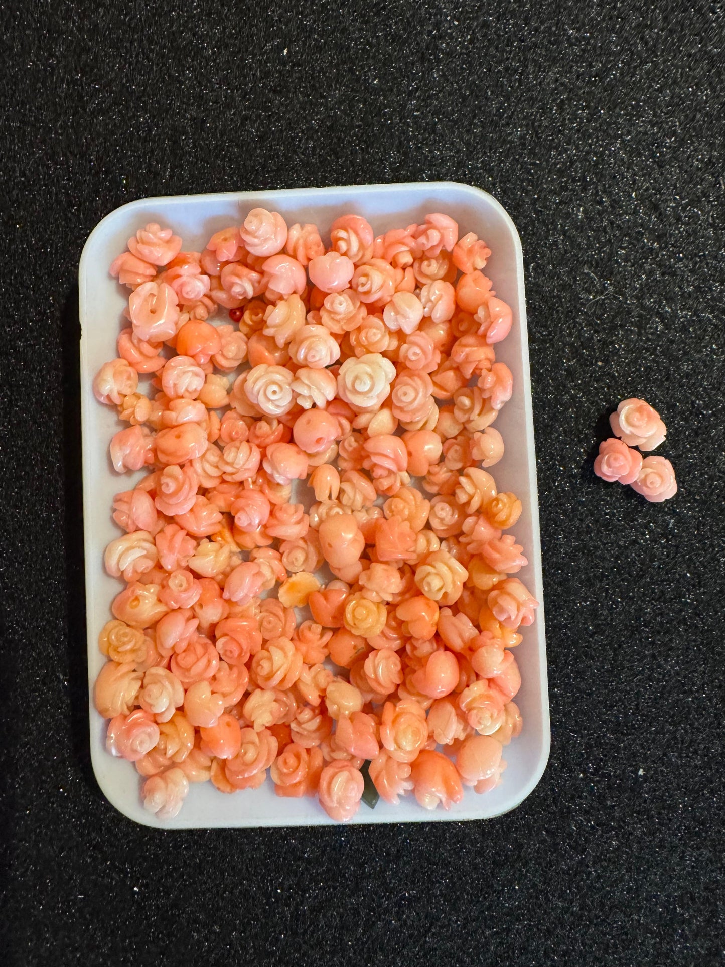 Blossom Coral Rose Beads Collection