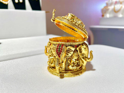 Regal Elephant Sindoor Box